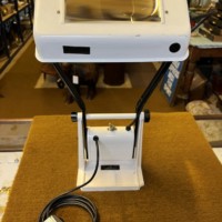 Vintage I.V.A. Engineering Co Ltd Industrial Magnifying Lamp Model GP 220 Volts