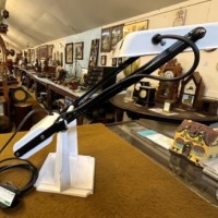 Vintage I.V.A. Engineering Co Ltd Industrial Magnifying Lamp Model GP 220 Volts