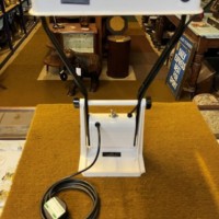 Vintage I.V.A. Engineering Co Ltd Industrial Magnifying Lamp Model GP 220 Volts