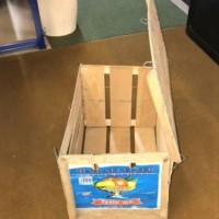 Vintage Morphou Orange Crate