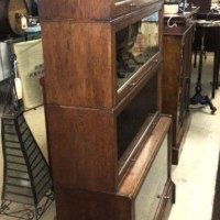 Antique Oak Barrister's Bookcase Designed & Manufactured by Baker's of Oxford