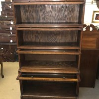 Antique Oak Barrister's Bookcase Designed & Manufactured by Baker's of Oxford