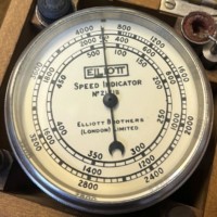 WW2 Elliott Brothers London Military Speed Indicator No 21318