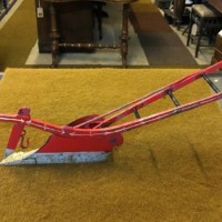 Vintage Handmade Metal Model Plough