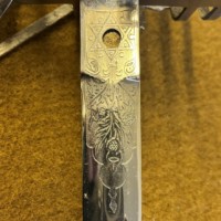 George V 1828 Pattern Scottish Basket Hilt Broadsword and Scabbard