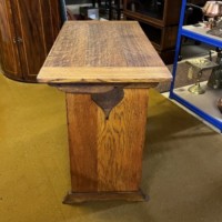 Arts and Crafts Golden Oak Metamorphic Hall Settle / Monks Bench by Liberty & Co of London