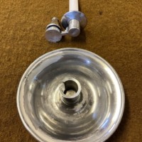 Victorian Pair of Silver Plated James Dixon & Sons Sheffield Candle Holders and Snuffers