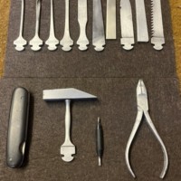 Rare Vintage German Bonsa (Bontgen & Sabin) 12 Piece Pocket Tool Kit Retailed by Fortnum & Mason On Piccadilly London