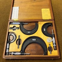 Vintage 6 Piece Moore & Wright External Micrometer Set