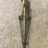 Vintage Miracle Scottish Dirk Brooch / Kilt Pin