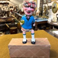 Vintage 'Drunken Scotsman' Clockwork Doll