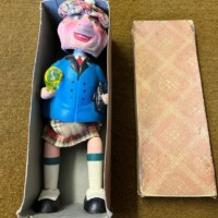 Vintage 'Drunken Scotsman' Clockwork Doll