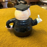 Vintage Leonardo Collection Wise Owl Graduation Decorative Novelty Teapot