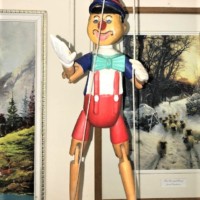 Vintage Pinocchio Marionette Strung Puppet