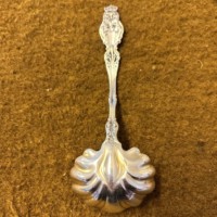 Antique American Whiting Manf Co "Lily" Silver Sauce Ladle