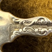 Antique American Whiting Manf Co "Lily" Silver Sauce Ladle