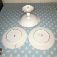 Coalport Tazza  & 2 Plates