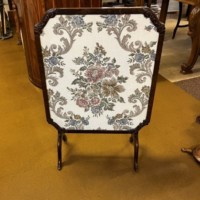Antique Metamorphic Fire Screen / Table