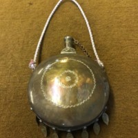 Vintage North African Copper Brass Powder / Water Flask