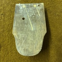 Vintage Wooden Cased Door Bell with Brass Dome
