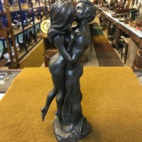 Vintage Heredities Bronze Effect Figurine "The Embrace"