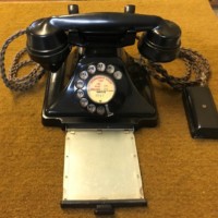Vintage GPO Pyramid Telephone Model 1/232L complete with Pull Out Drawer