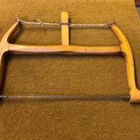 Antique Bow Saw by A Mathieson & Son Glasgow & Edinburgh