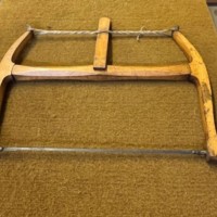 Antique Bow Saw by A Mathieson & Son Glasgow & Edinburgh