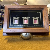 Antique Butlers Bell Box by The Midland Dynamo Co Ltd Leicester