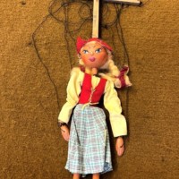 Vintage Dutch Girl Pelham Puppet Marionette Puppet
