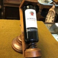Vintage Wooden Wine Bottle Pourer / Dispenser