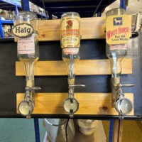 Vintage Set of 3 Spirit Optic Stands Haig Whisky, White Horse Whisky and Nicholson's Gin