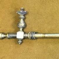 Victorian Brass Curtain Pole