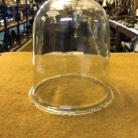 Antique Glass Cloche Dome Clock / Taxidermy Cover