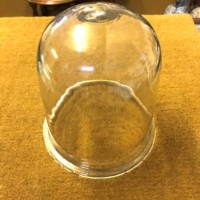 Antique Glass Cloche Dome Clock / Taxidermy Cover