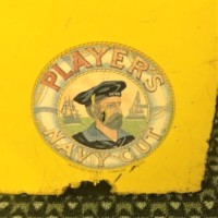 Players Navy Cut Cigarettes Porcelain Enamel Advertising Sign