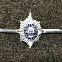 WW2 Silver Enamel Worcestershire Regiment Sweetheart Bar Brooch