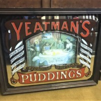 Yeatman's Puddings Advertising Mirror Key Rack