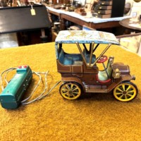 Vintage Old Timers Remote Control Tin Plate Automobile