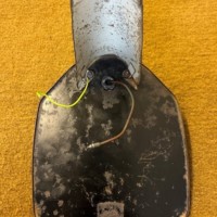 Vintage Raleigh Moped Rear Number Plate Holder and Light