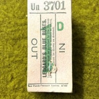 Vintage 3 Blocks of Legard's Coaches Yorkshire Unused Bus Tickets