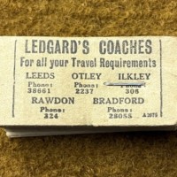 Vintage 3 Blocks of Legard's Coaches Yorkshire Unused Bus Tickets