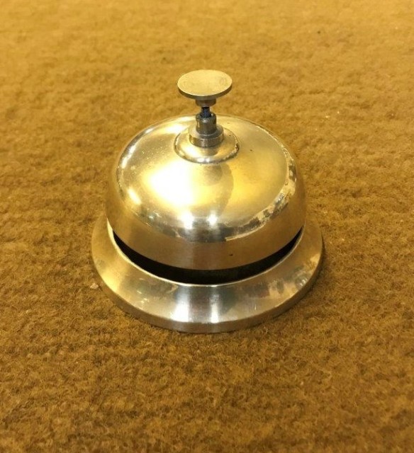 Vintage Brass Reception / Desk Bell