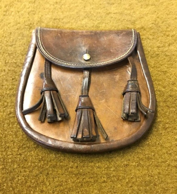 Antique Child's Leather Sporran