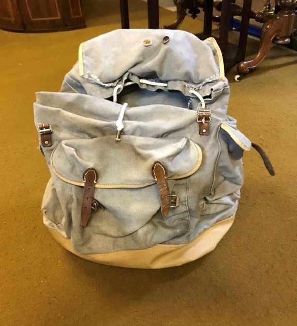 Vintage Canvas / Leather Rucksack