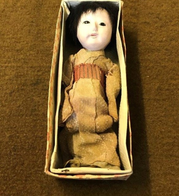 Antique Japanese Ichimatsu Gofun Doll