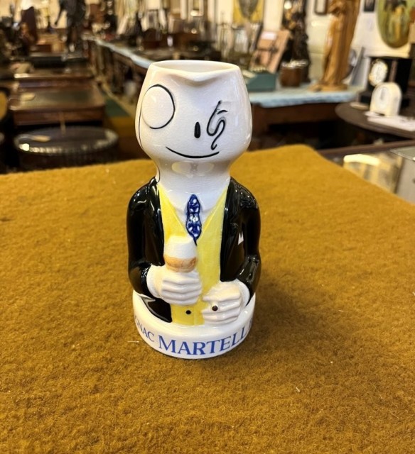 Vintage Martell Brandy Advertising Water Jug