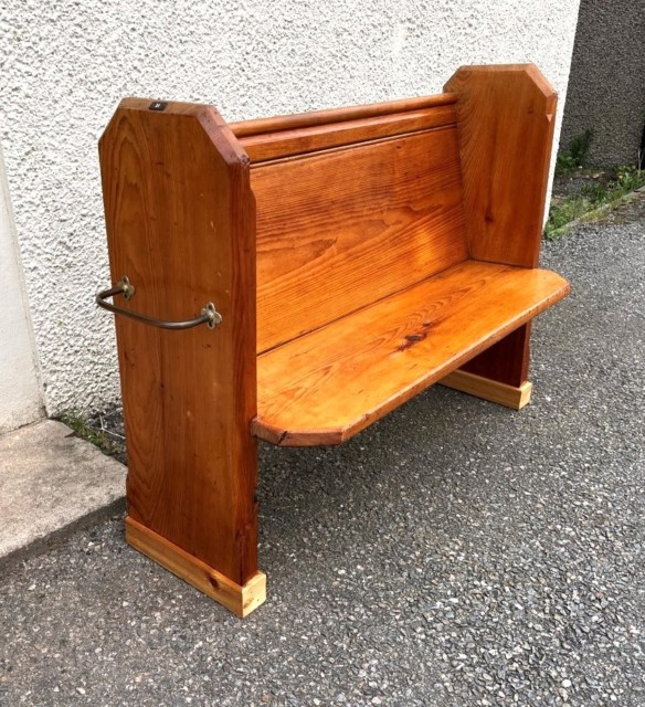 Victorian Pine Church Pew