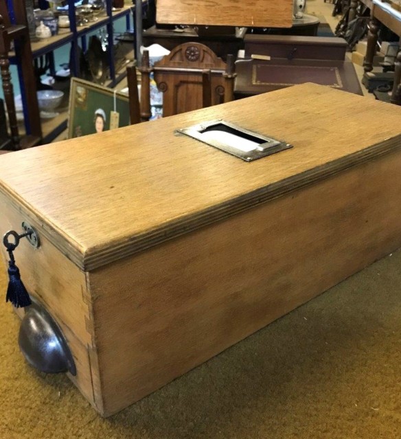 Vintage Counter Top Wooden Cash Register