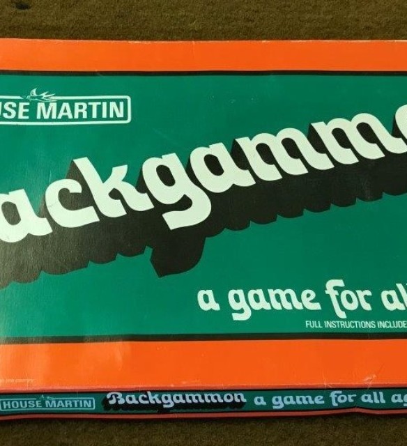 Vintage House Martin Backgammon Game